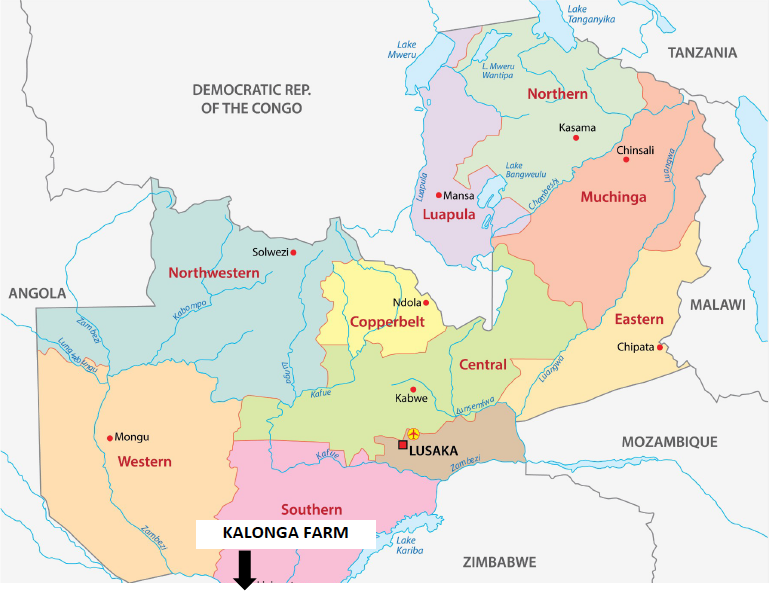 Kalonga farm map